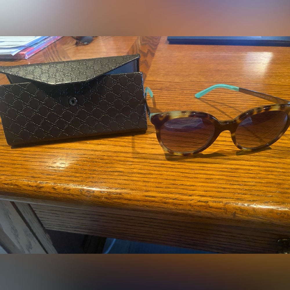 Gucci Havana Green/Brown Tortoise GG 3674/S Gradient Sunglasses - VGUC